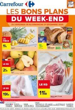 Carrefour - Prévisualisation de Carrefour Les bons plans du week-end valide à partir de 19.12.2025