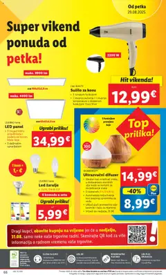 Lidl katalog | vrijedi od 25.08.2025 | Stranica: 66