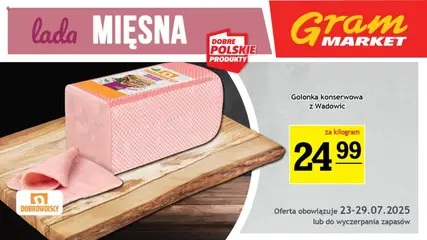 Pogląd oferty "Gram Market Gazetka - Lada Mięsna" - ważna od 23.07.2025