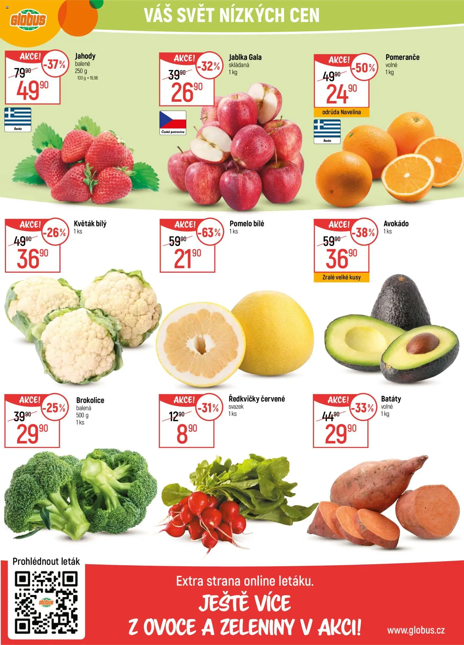 Globus leták - Pardubice od 07.01.2026 | Strana: 15 | Produkty: Pomelo, Jablka Gala, Globus, Ředkvičky