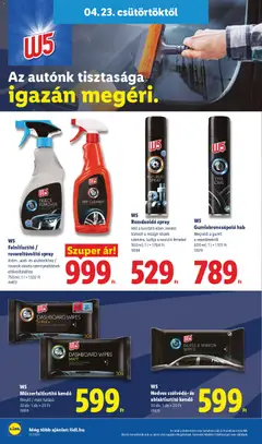 Lidl akciós újság - amely érvényes a következő dátumtól: 23.04.2026 | Oldal: 20 | Termékek: Kendő