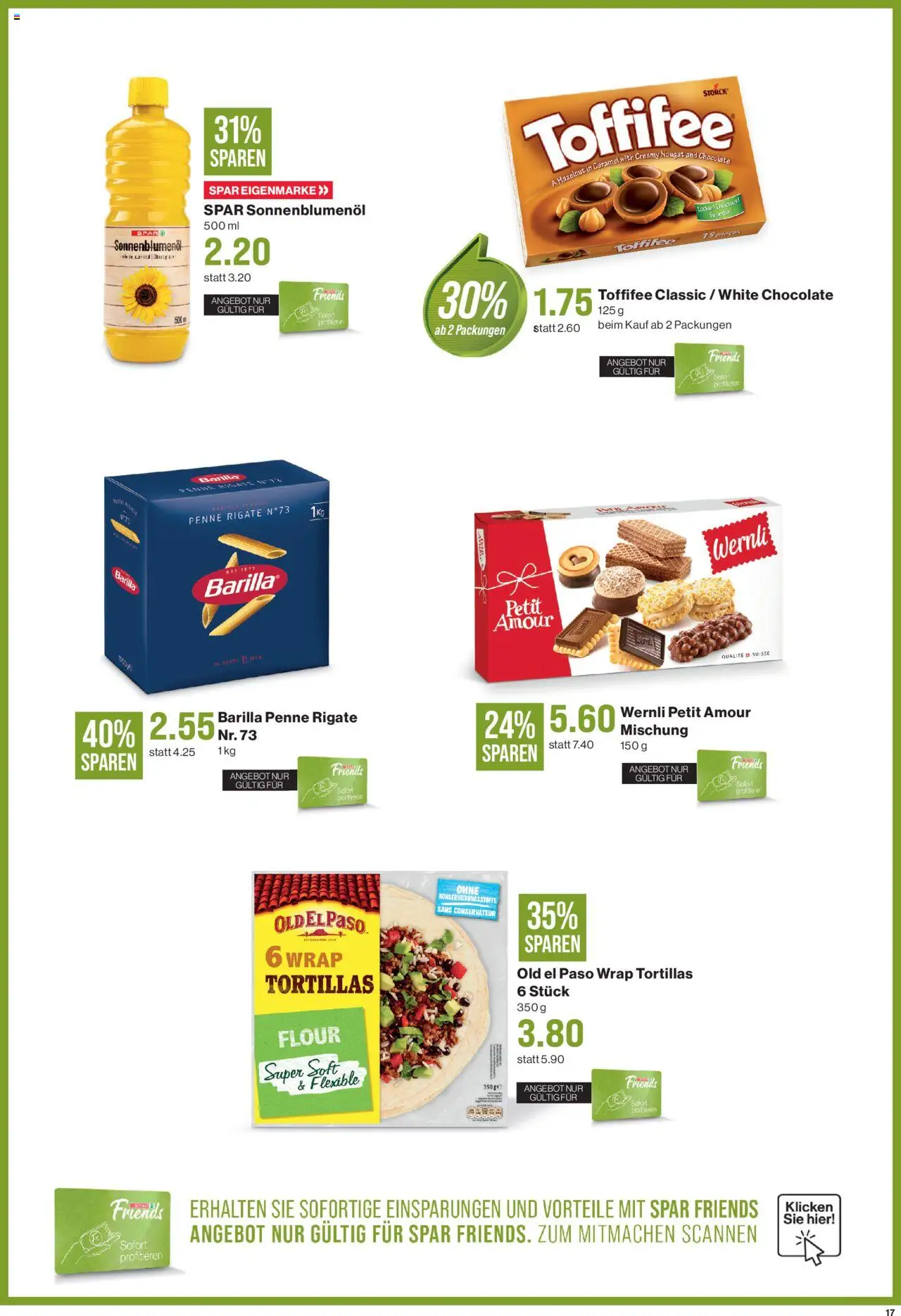 SPAR Aktionen – gültig ab 02.10.2025 | Seite: 17 | Produkte: Barilla