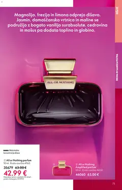 Oriflame katalog akcije – veljaven od 31.12.2025 | Stran: 73