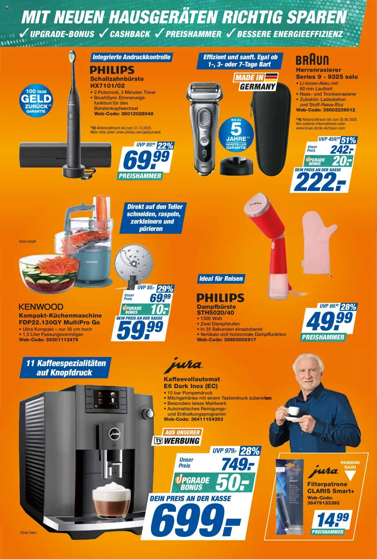 Expert Prospekt 	 – gültig ab 26.09.2025 | Seite: 3 | Produkte: Philips, Kaffeevollautomat, TV