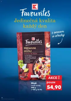Náhled letáku Kaufland leták od 22.10.2025 | Strana: 34 | Produkty: Premium müsli, Ananas, Ořechy, Müsli