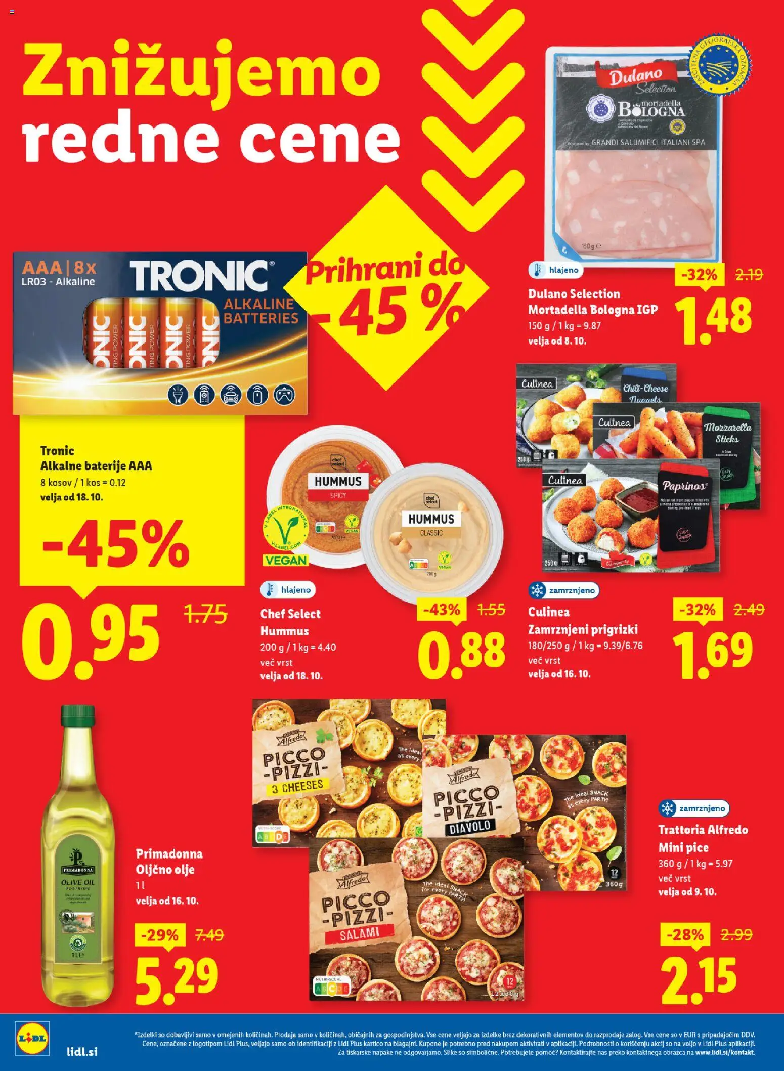 Novi Lidl katalog ponudbe – veljaven od 06.11.2025 | Stran: 26 | Izdelki: Oljčno olje, Baterije, Olje, Prigrizki