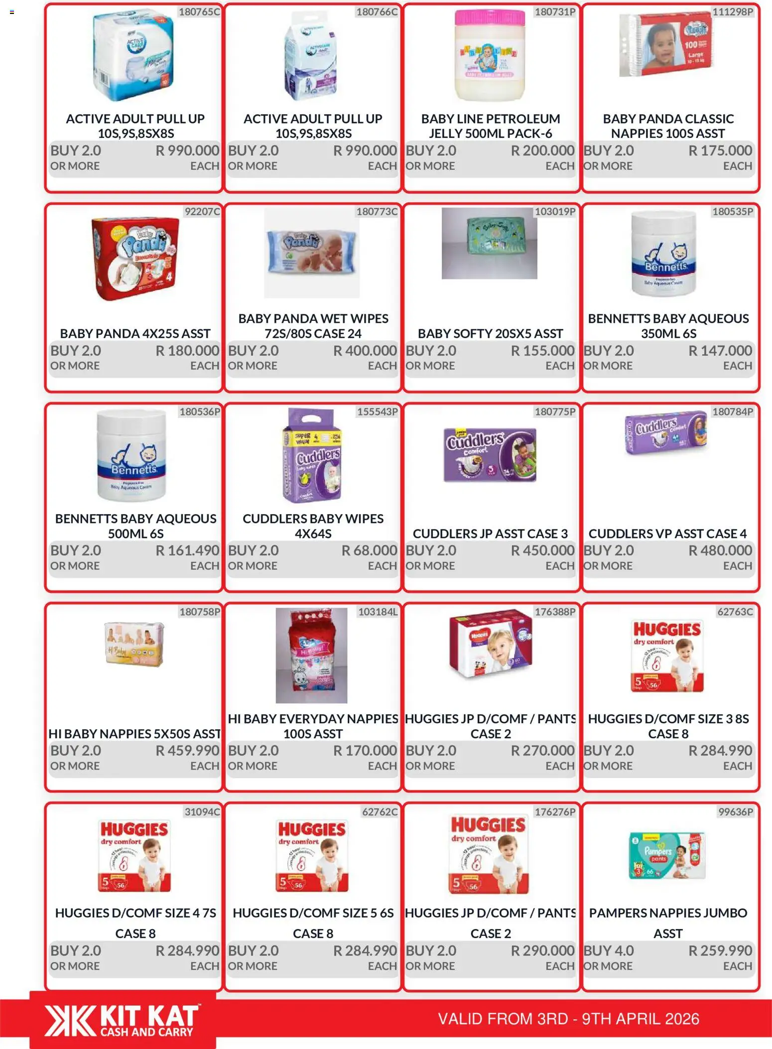 New KIT KAT Cash & Carry catalogue – valid from 03.04.2026 | Page: 24 | Products: Pants, Case, Nappies
