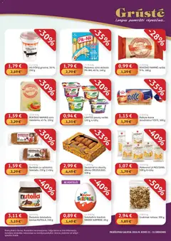 GRUSTE leidinys galioja nuo 21.03.2026 | Puslapis: 3 | Prekių: Kremas, Sūris, Duona, Varškė