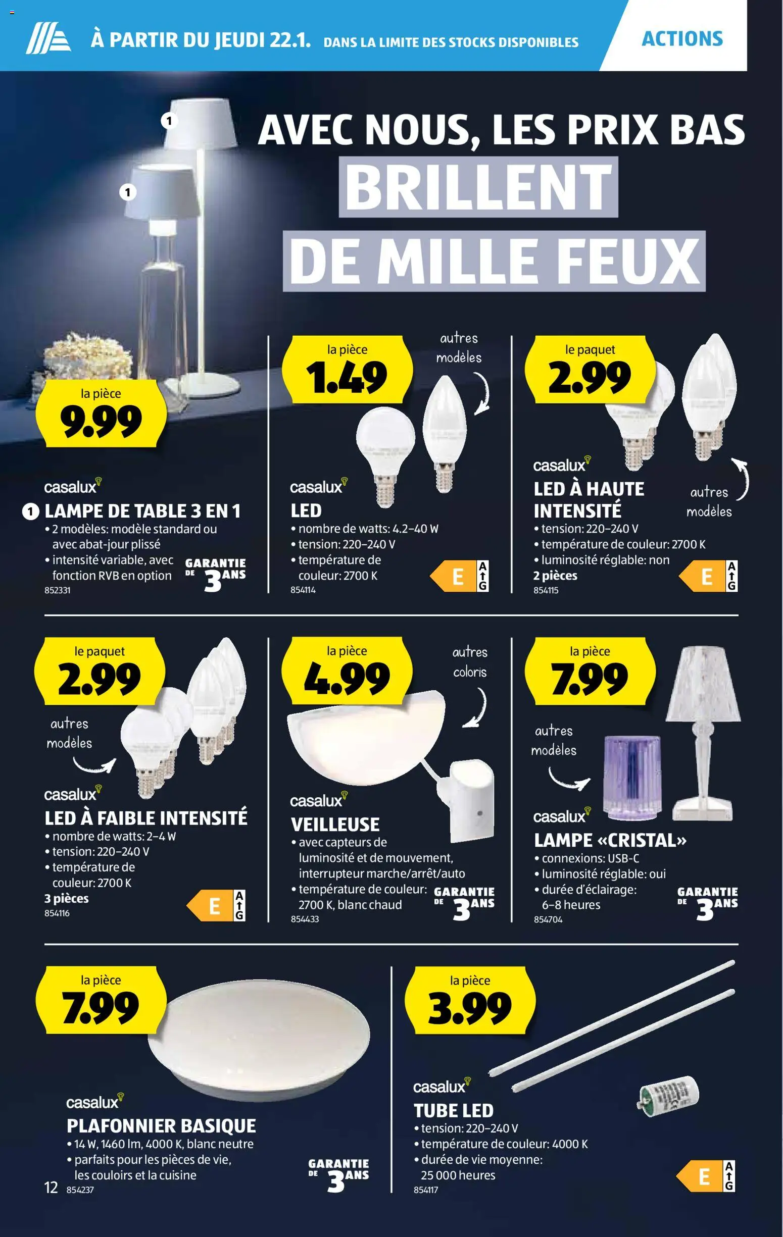 Aldi Aktionen FR – gültig ab 22.01.2026 | Seite: 13 | Produkte: Lampe