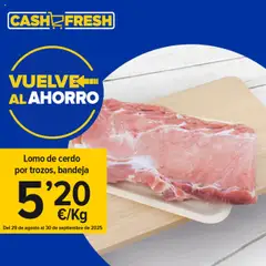 Vista previa Cash Fresh folleto válido desde el 29.08.2025