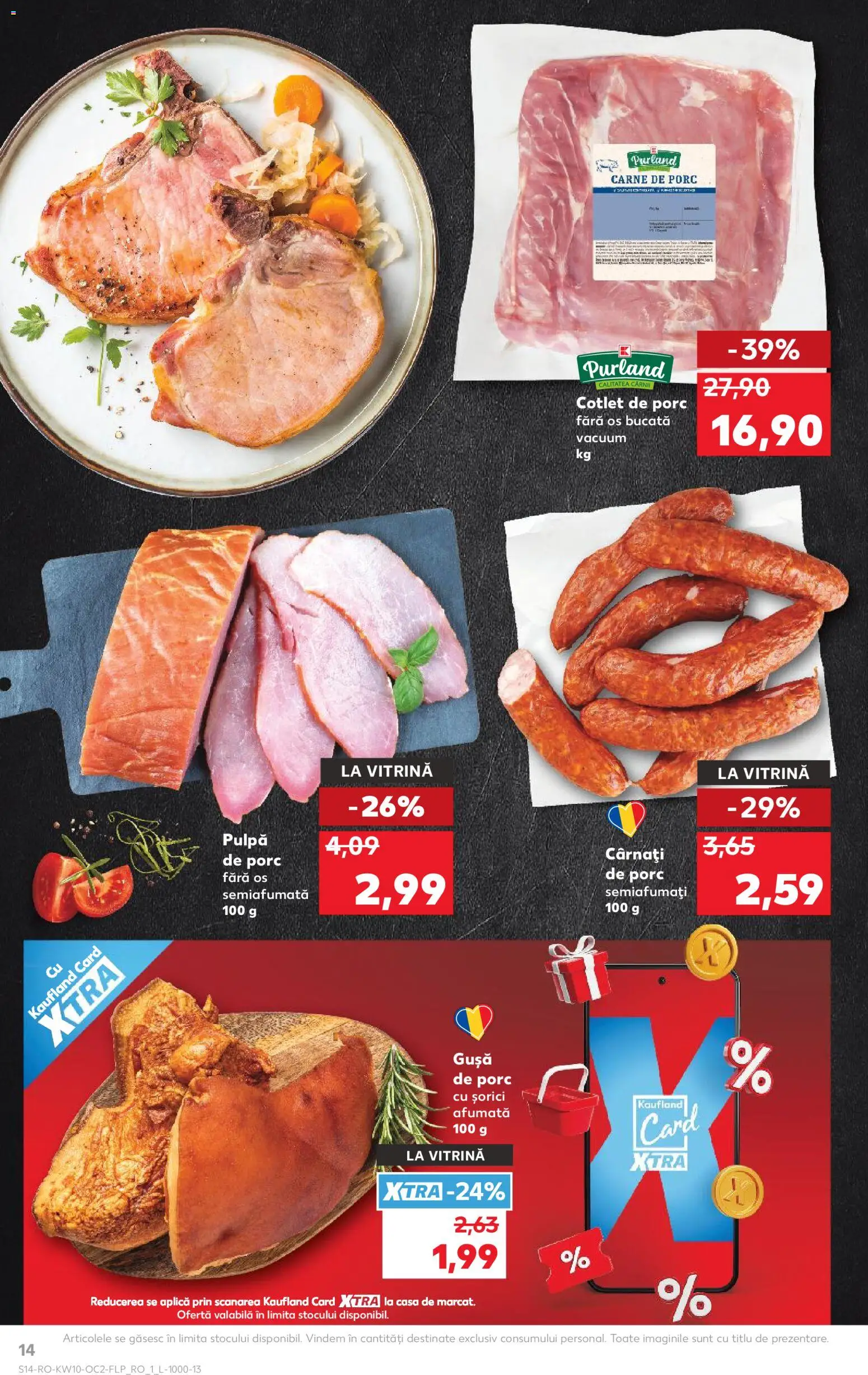 Noul catalog Kaufland – valabil de la 04.03.2026 | Pagină: 14 | Produse: Lait de coco, Vitrină, Carne De Porc, Cârnați