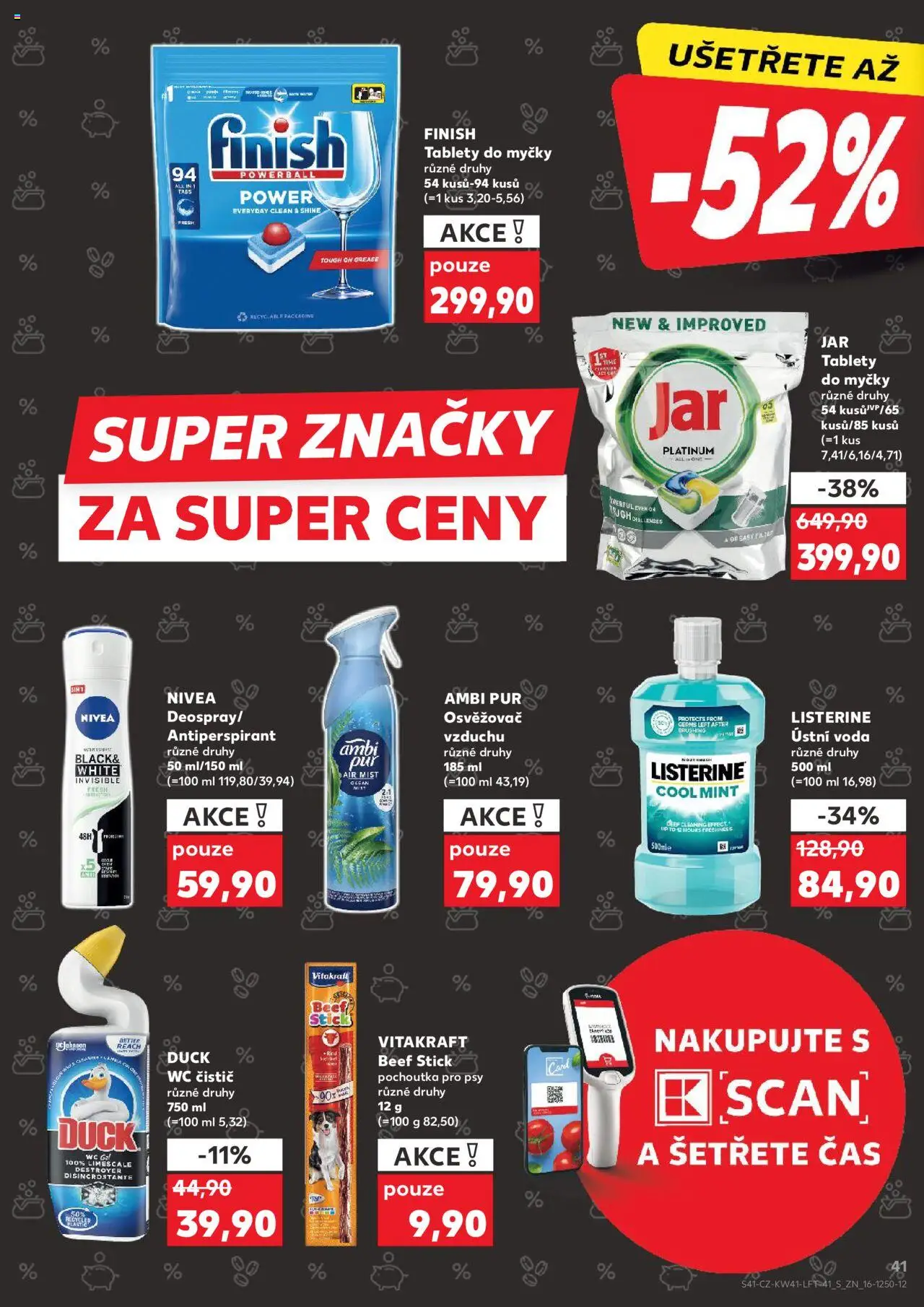 Kaufland leták - Praha 4 od 08.10.2025 | Strana: 41 | Produkty: Nivea, Osvěžovač vzduchu, Wc, Jar