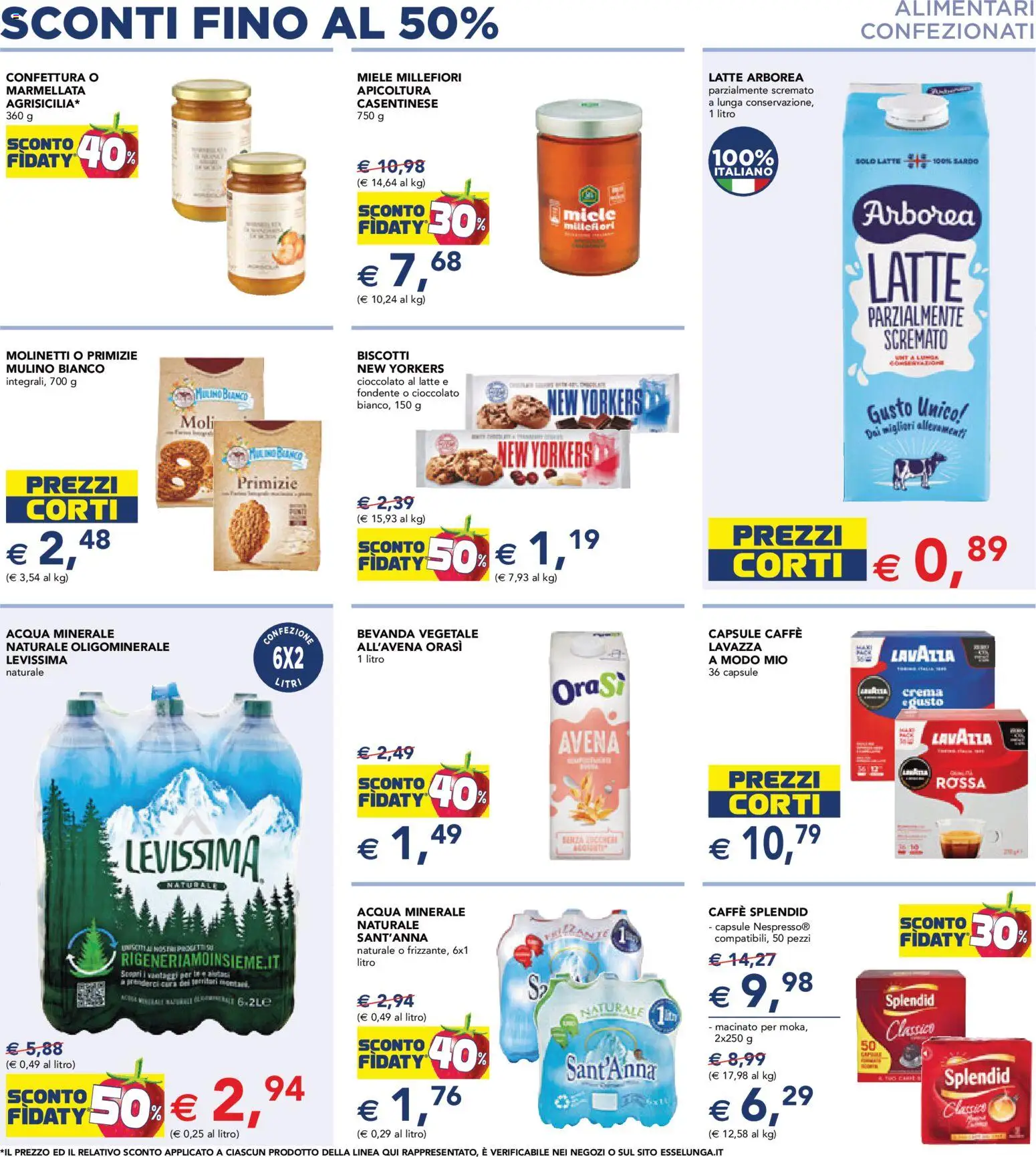 Volantino Esselunga S del 15.01.2026 | Pagina: 7 | Prodotti: Crema, Caffè, Cioccolato, Miele