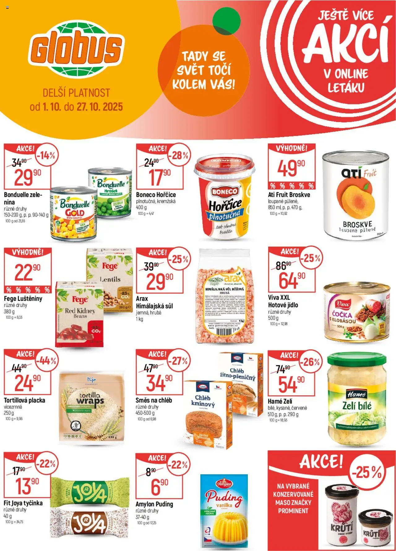 Globus leták od 08.10.2025 | Strana: 36 | Produkty: Globus, Zelí, Hořčice, Maso