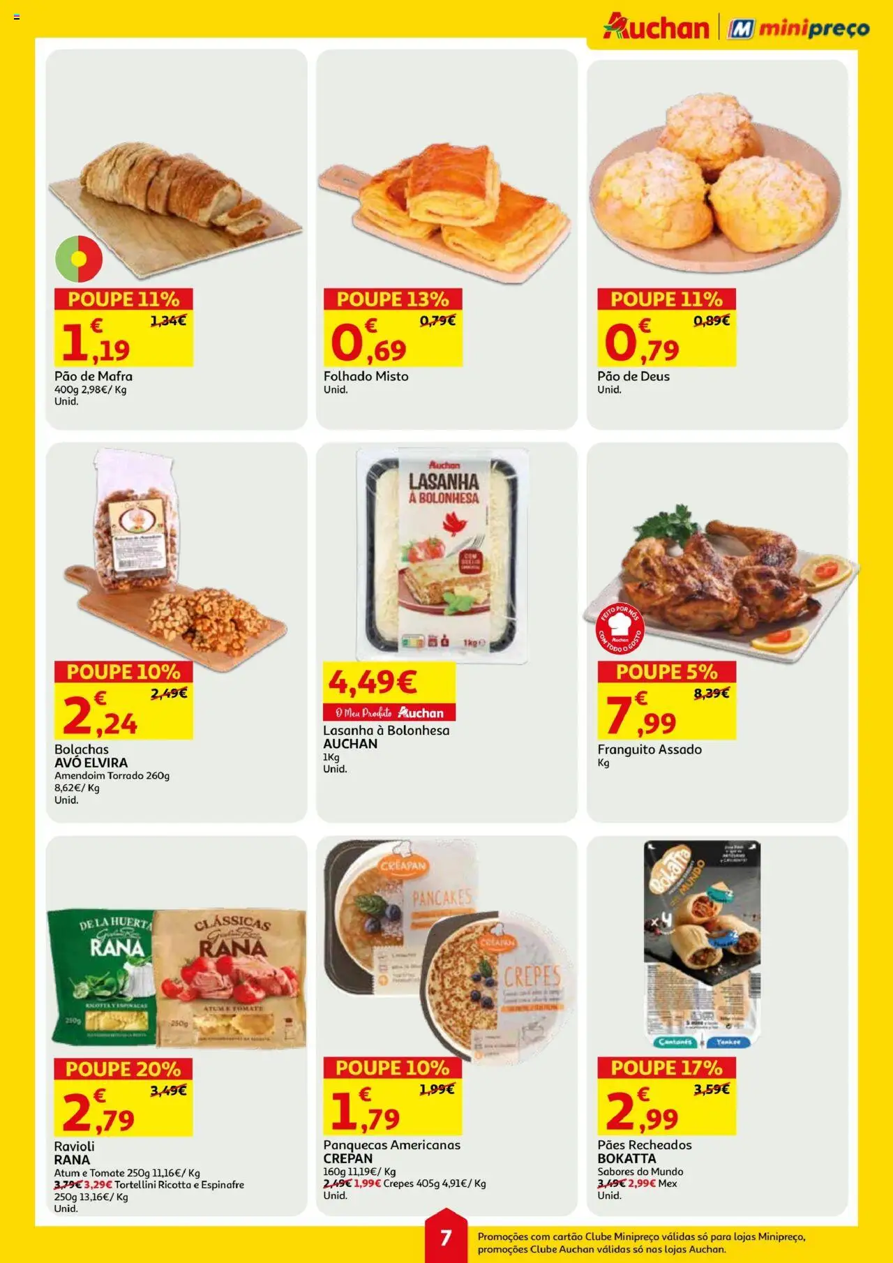 Minipreço folheto │ válido de 10.07.2025 | Página: 7 | Produtos: Atum, Bolachas, Panquecas, Tomate
