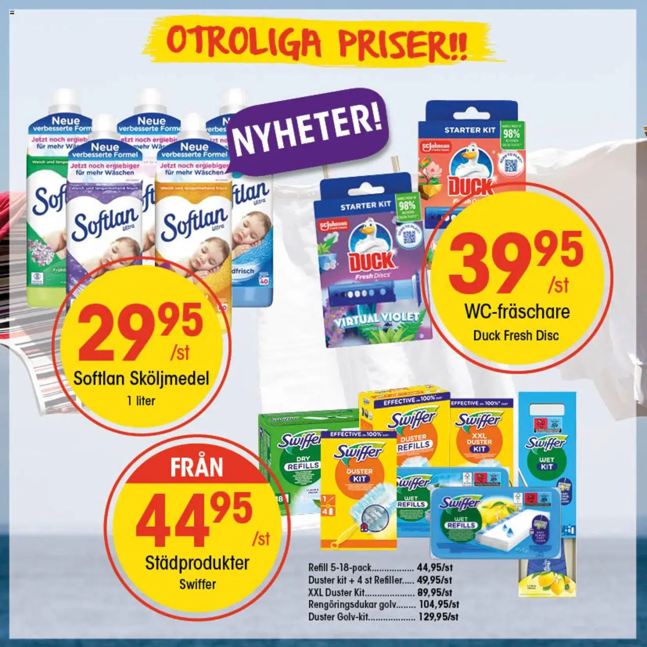 EKO reklamblad aktuell från 20.10.2025 | Sida: 5 | Produkter: Sköljmedel, Rengöringsdukar