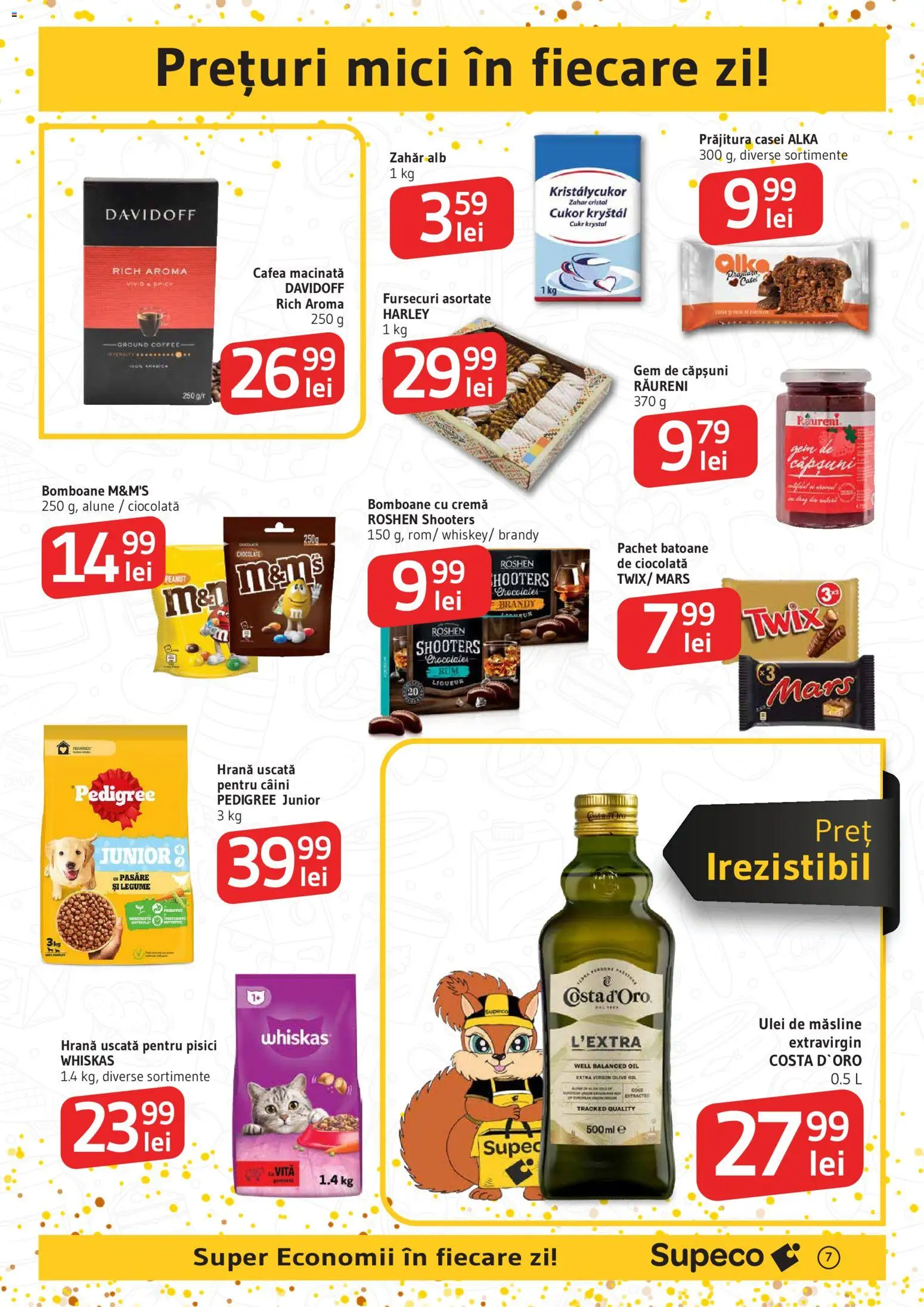Noul catalog Supeco – valabil de la 27.12.2025 | Pagină: 7 | Produse: Mici, Gem, Căpșuni, Zahăr