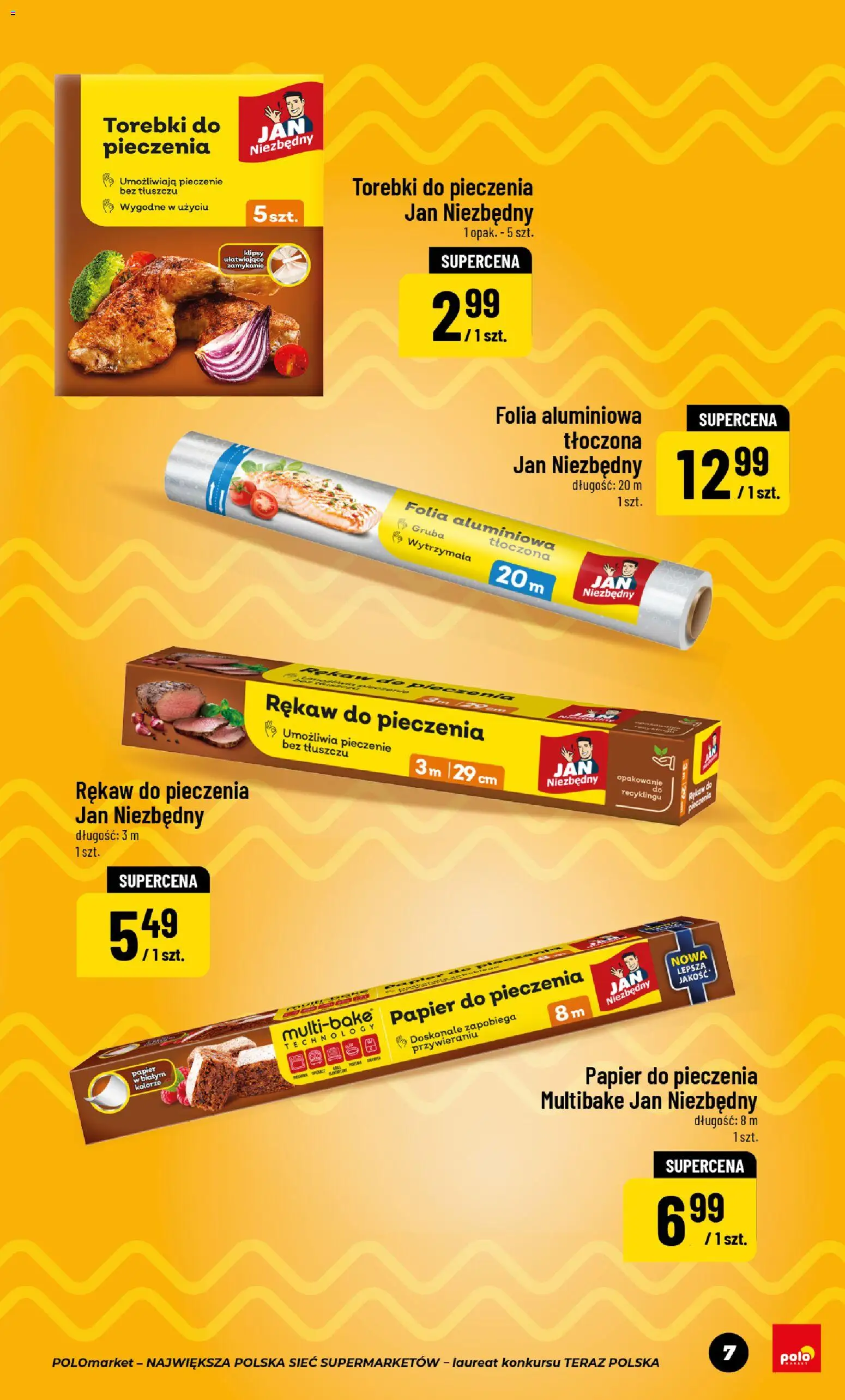 POLOmarket gazetka - Wielkanoc od 06.03.2026 | Strona: 7 | Produkty: Papier do pieczenia, Torebki