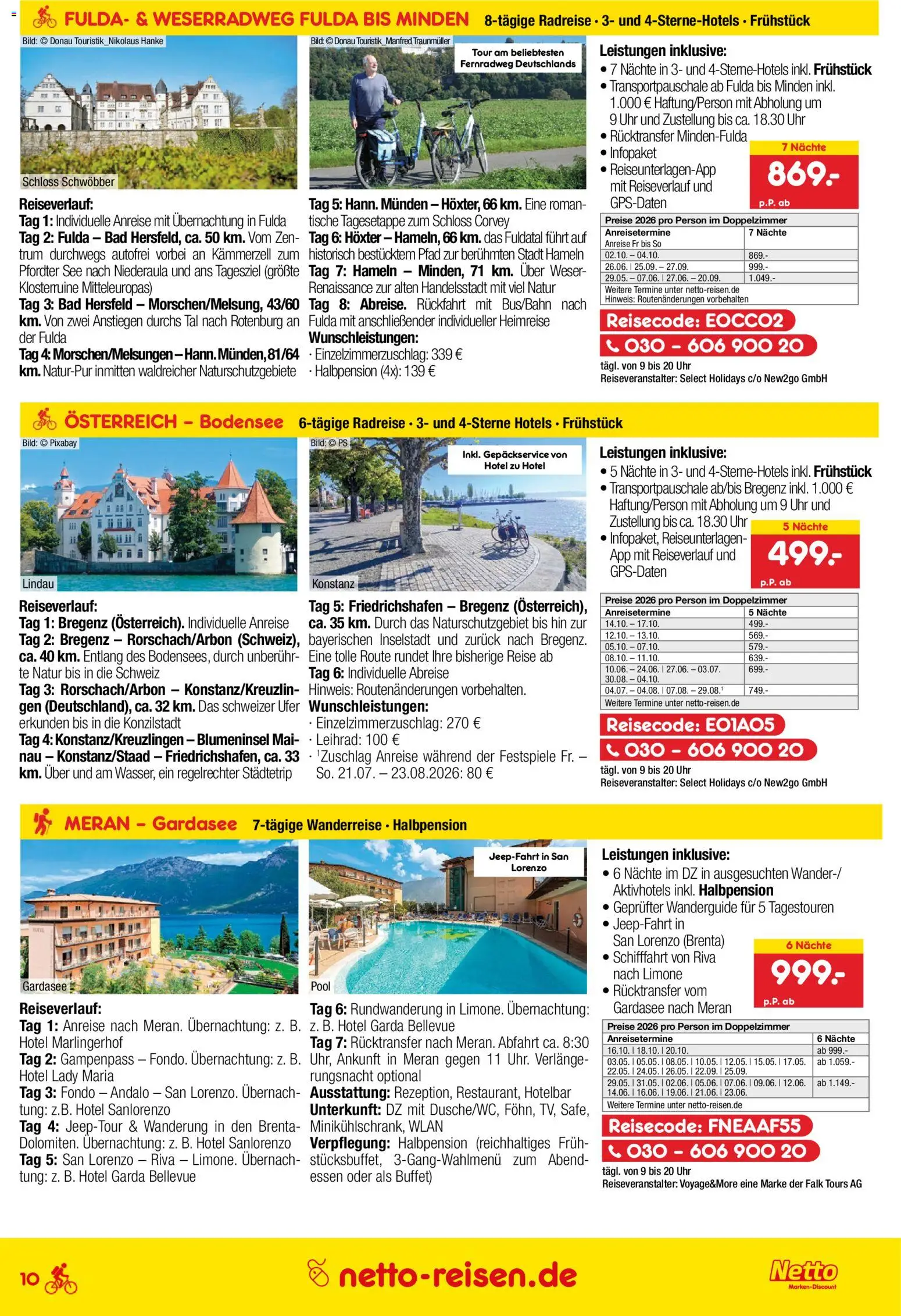 Netto Reisen Prospekt 	 – gültig ab 30.04.2026 | Seite: 10 | Produkte: Bad, Uhr