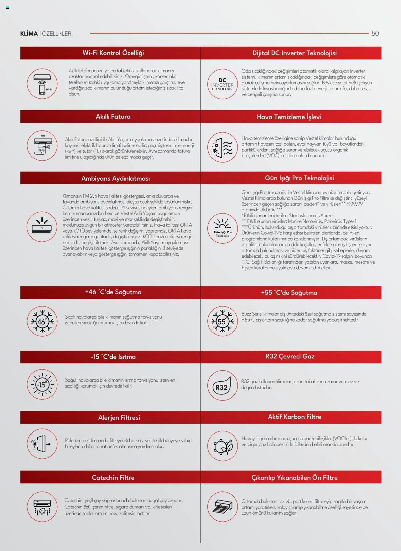 Vestel Beyaz Eşyalar Katalog - 03.06.2025 tarihinden itibaren geçerlidir | Sayfa: 69 | Ürünler: Toplar, Çay, Klima