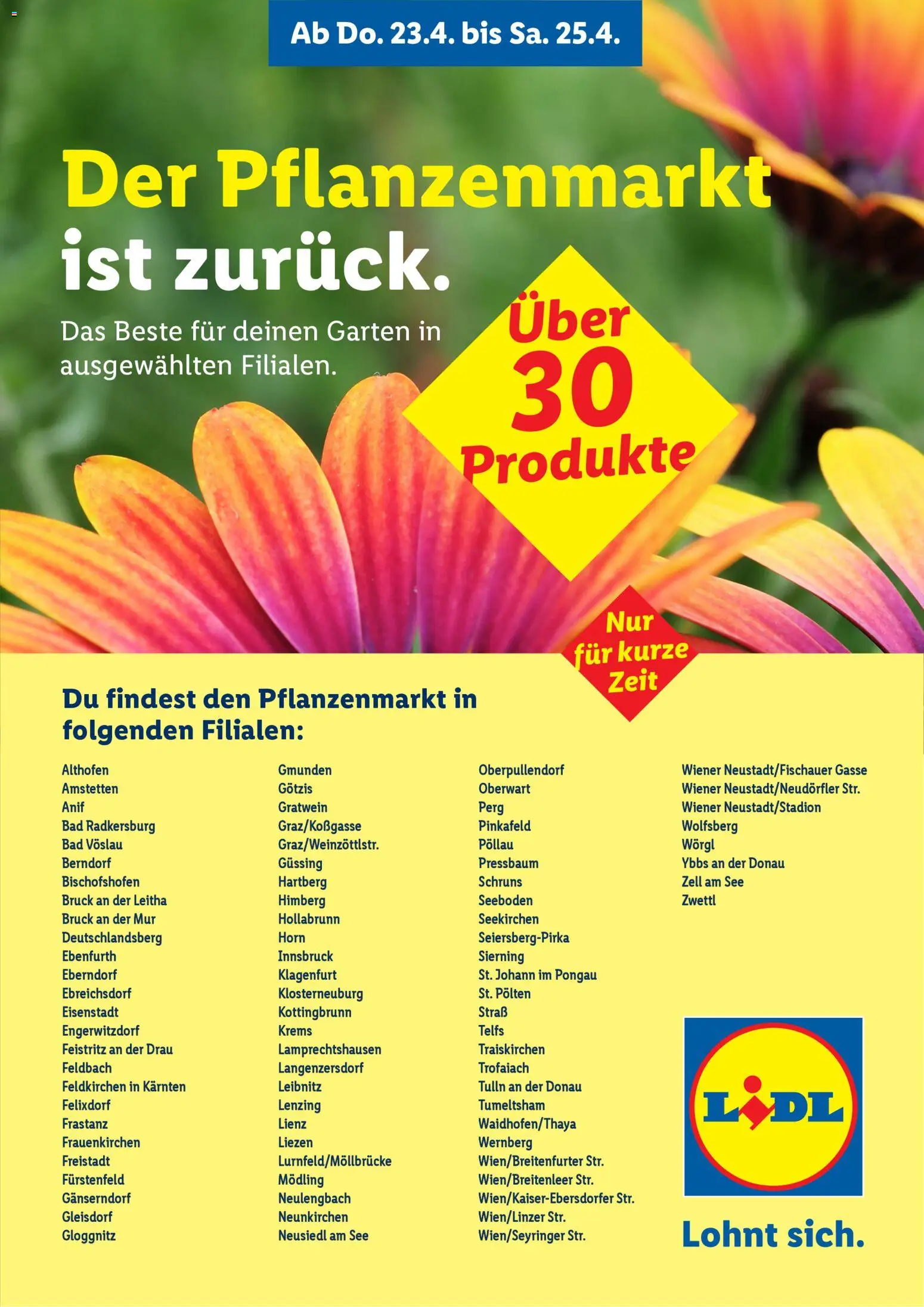 Lidl Das Beste für deinen Garten gültig ab 23.04.2026 | Seite: 1 | Produkte: Bad