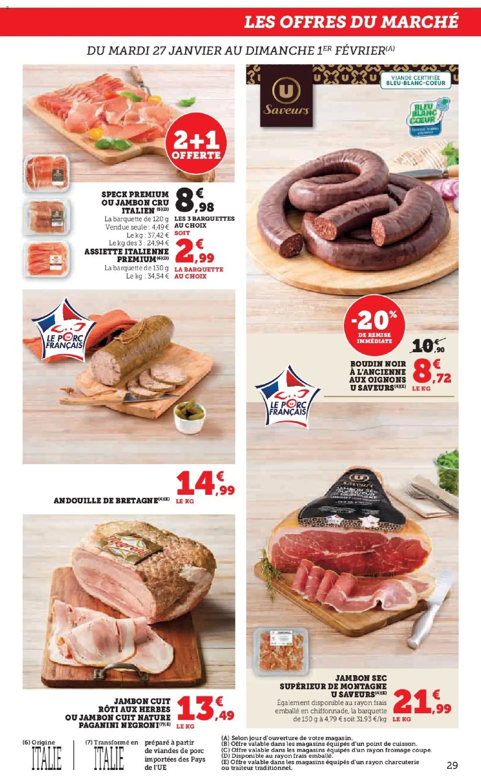 {H1} | Page: 29 | Produits: Jambon, Viande, Porc, Oignons