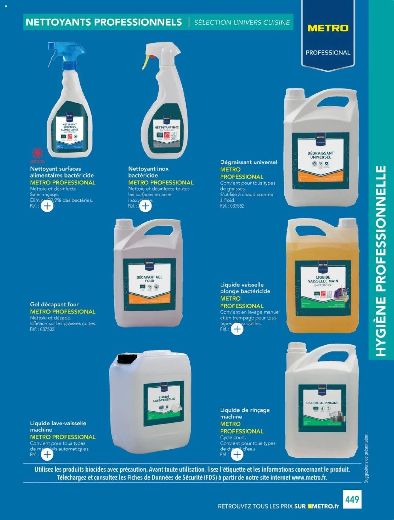 {H1} | Page: 449 | Produits: Four, Liquide vaisselle