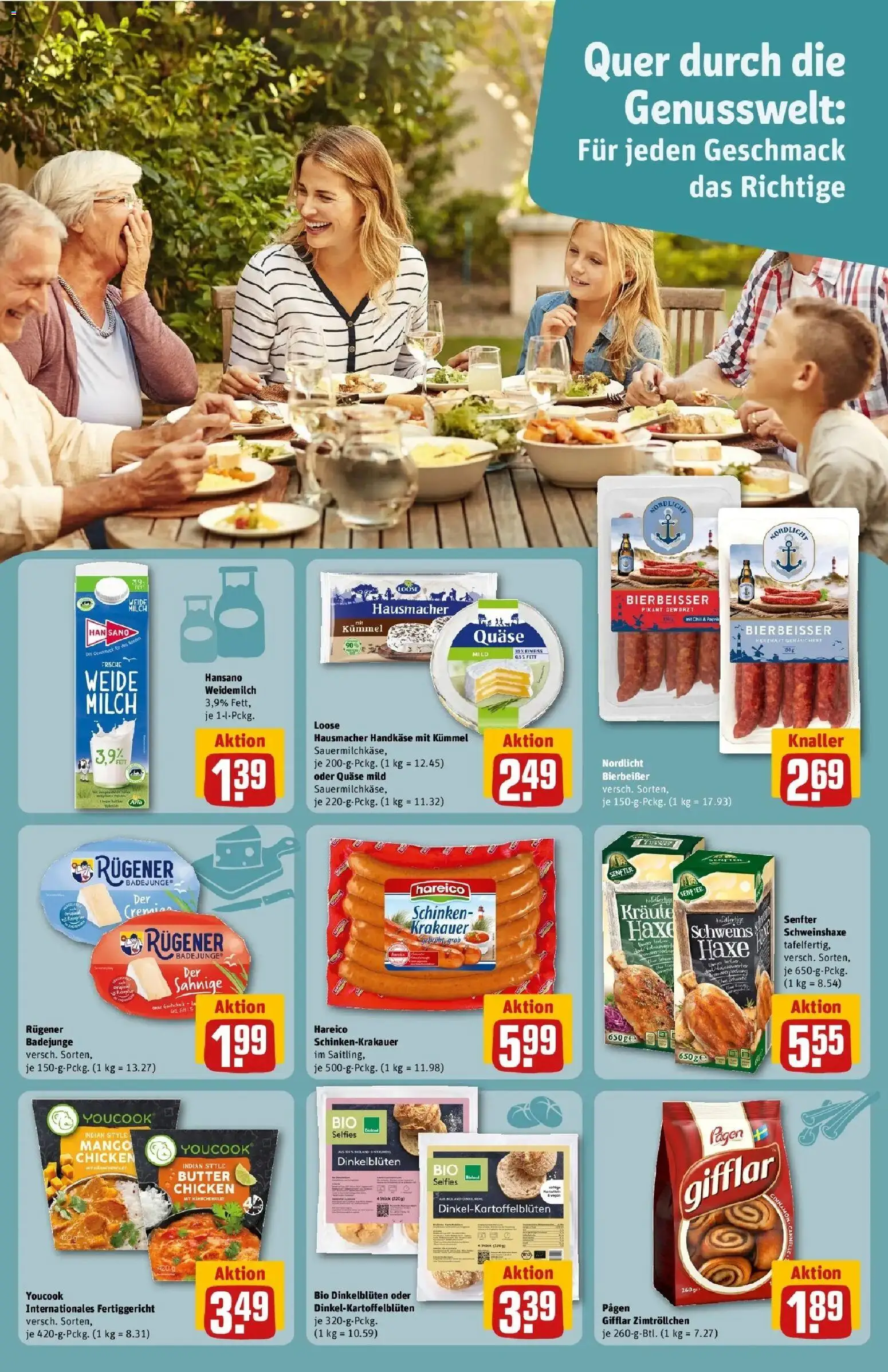 Rewe Prospekt Uelzen	 – gültig ab 09.03.2026 | Seite: 19 | Produkte: Youcook, Milch, Box, Schinken