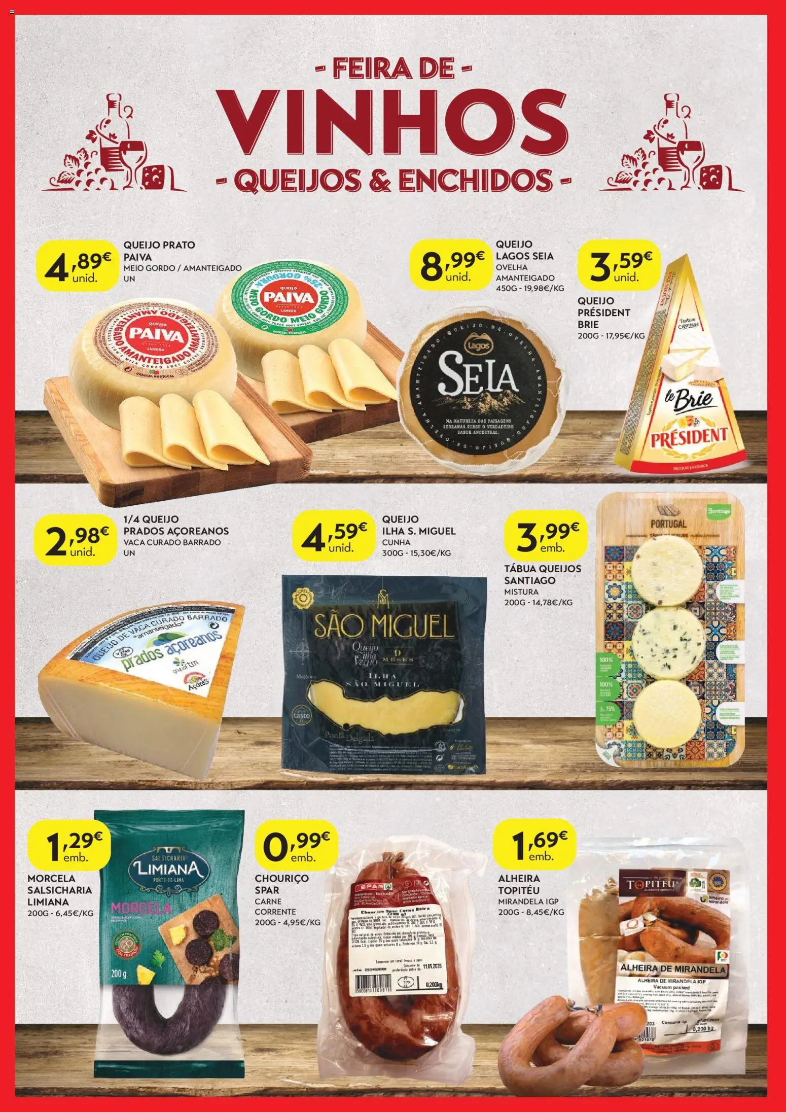 Spar - folheto │ válido de 20.01.2026 | Página: 2 | Produtos: Tábua, Queijo, Chouriço, Alheira