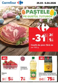 Ofertele Carrefour valabile de la 25.03.2026