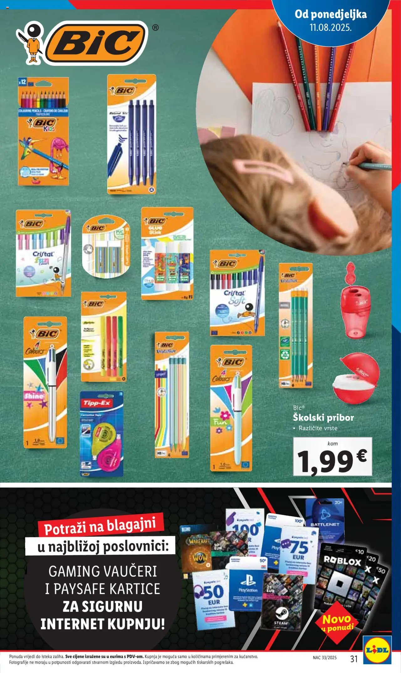 Lidl katalog | vrijedi od 31.07.2025 | Stranica: 31