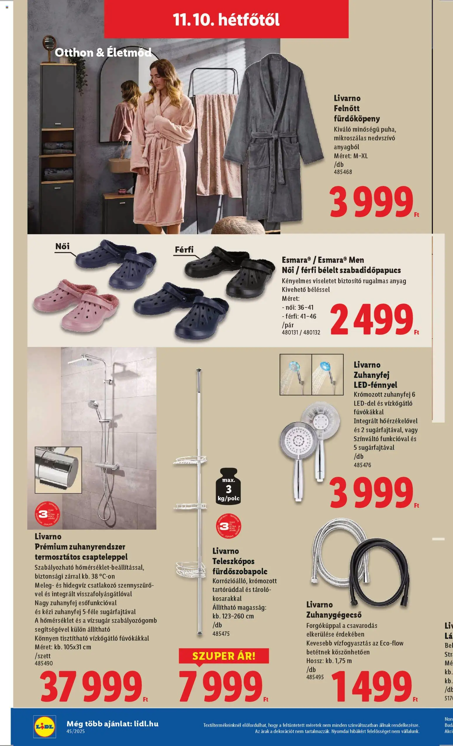 Lidl akciós ujság - amely érvényes a következő dátumtól: 06.11.2025 | Oldal: 34