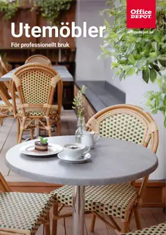 Office Depot - erbjudanden - Utemöbler - Förhandsvisning av reklamblad från butik Office Depot aktuell från 01.09.2025