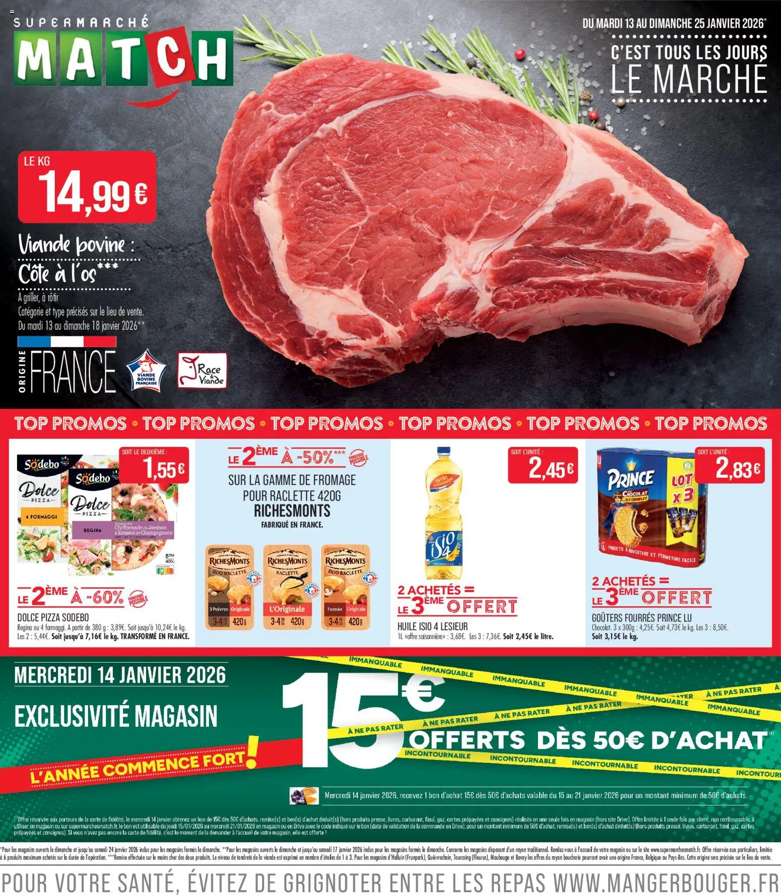 {H1} | Page: 1 | Produits: Raclette, Fromage, Huile, Viande