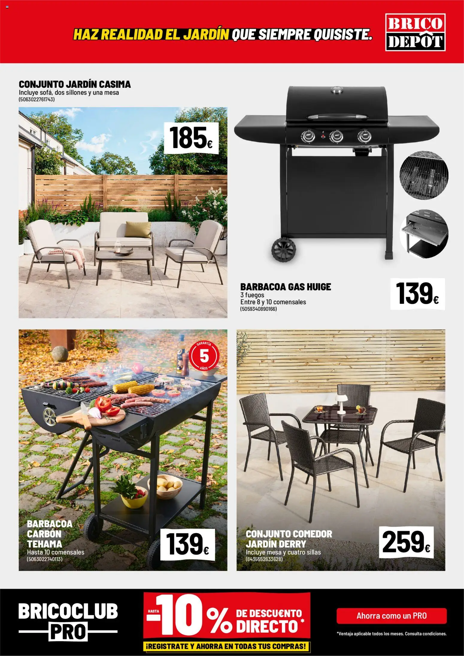 Brico Depôt folleto │ válido desde el 24.04.2026 | Página: 13 | Productos: Barbacoa, Mesa