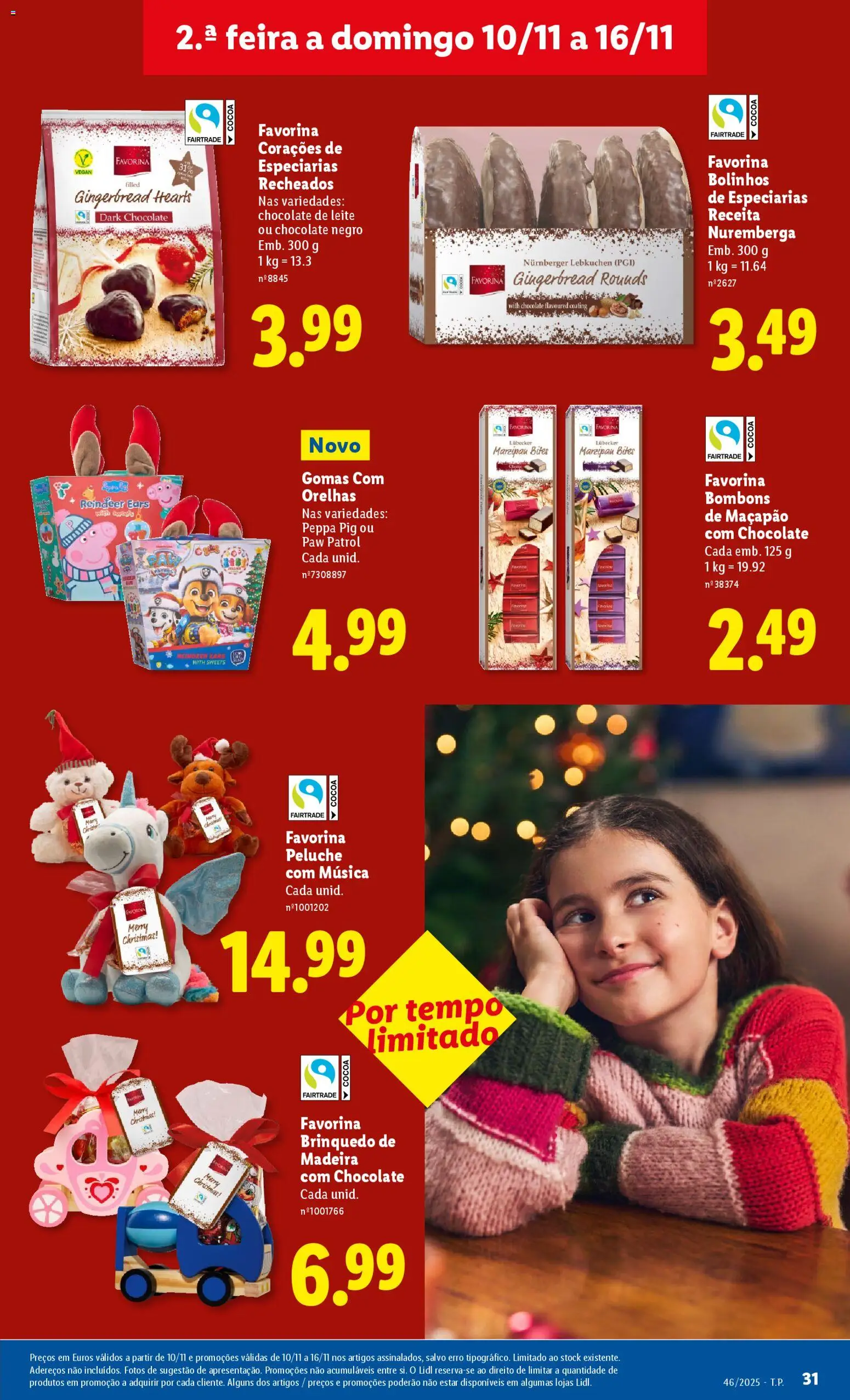 Lidl folheto │ válido de 10.11.2025 | Página: 31 | Produtos: Leite, Chocolate, Gomas