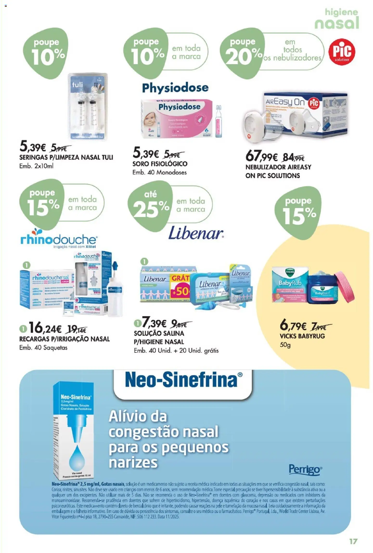 Pingo Doce - Bem Estar Bebé Lojas │ válido de 06.01.2026 | Página: 17 | Produtos: Nebulizador