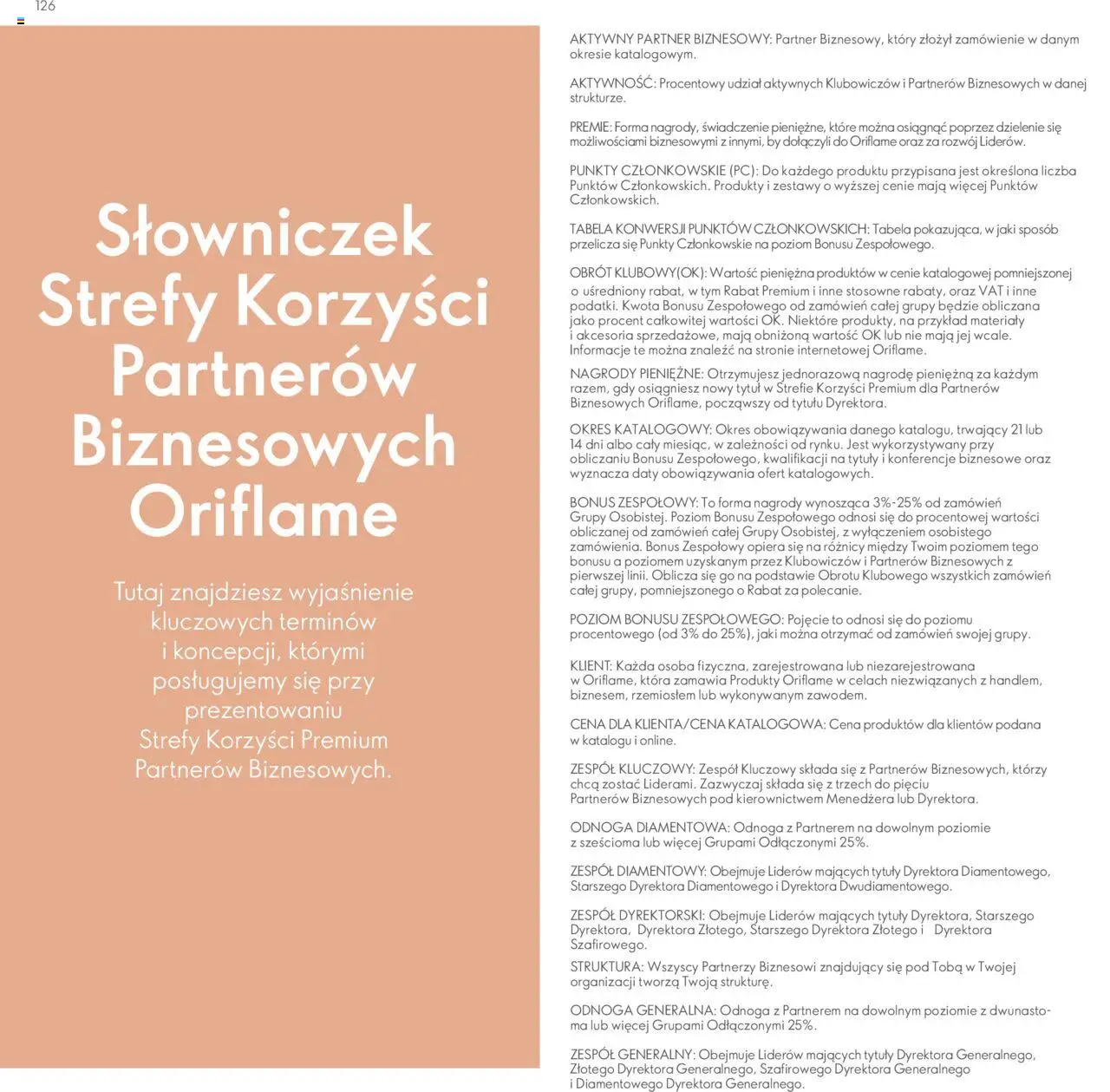 Oriflame Katalog - Strefa Korzyści Premium od 23.01.2024 | Strona: 126 | Produkty: PC