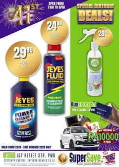 Super Save specials catalogue – valid from 25.10.2025 | Page: 19 | Products: Disinfectant
