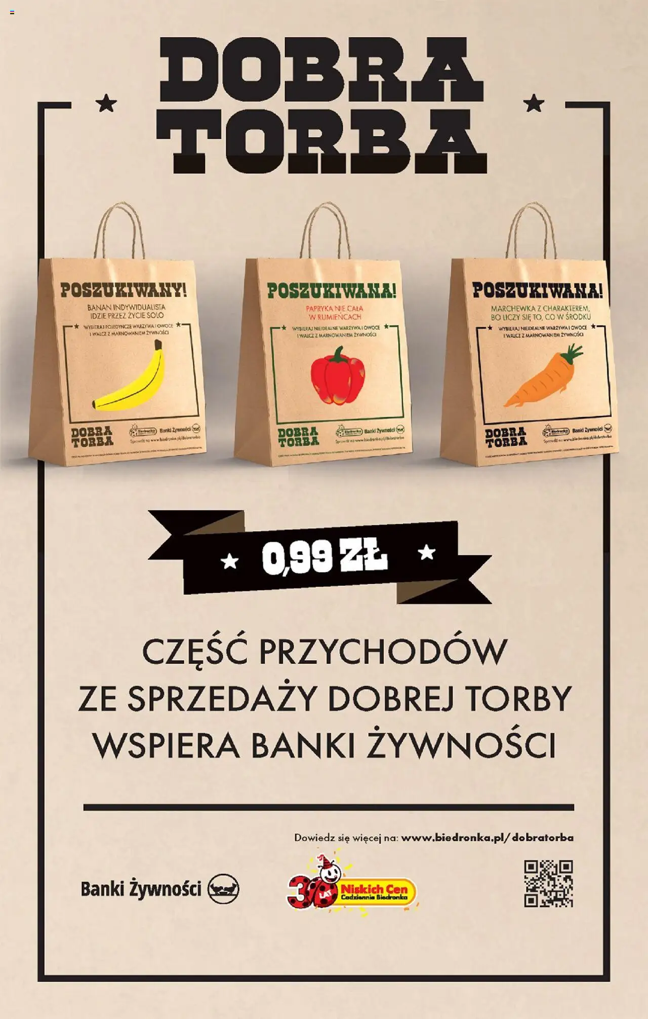 Biedronka gazetka od 06.10.2025 | Strona: 27 | Produkty: Torba, Papryka, Banan, Warzywa