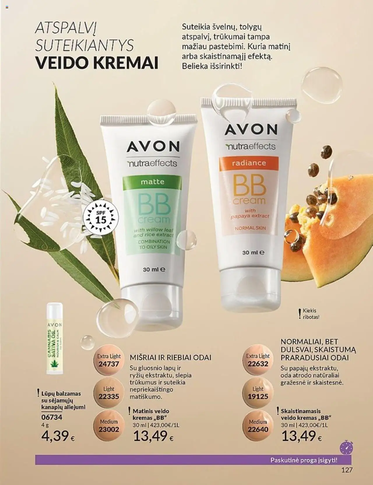 AVON leidinys│galioja nuo 01.07.2025 | Puslapis: 127 | Prekių: Balzamas, Kremas