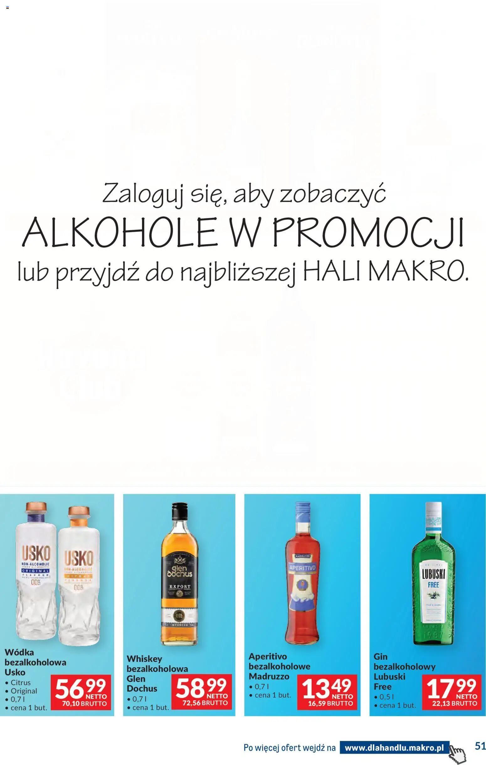 Makro Gazetka - Dystrybucja do sklepów od 17.02.2026 | Strona: 51 | Produkty: Wódka