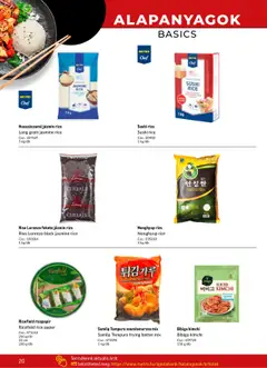 Metro akciós ujság - amely érvényes a következő dátumtól: 02.05.2025 | Oldal: 20 | Termékek: Zsemlemorzsa, Sushi rizs, Jázmin rizs, Sushi