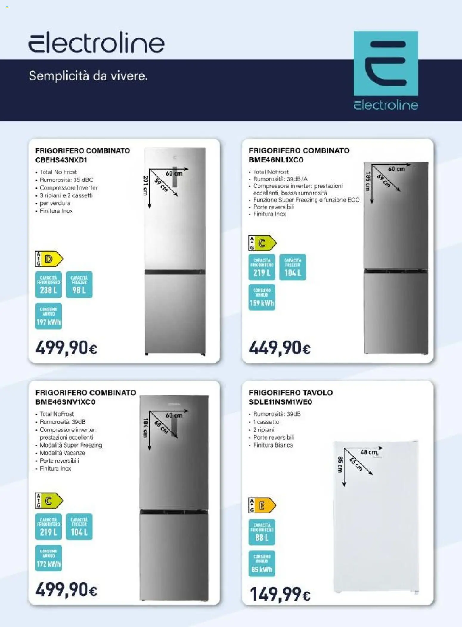 Volantino Unieuro del 06.12.2025 | Pagina: 24 | Prodotti: Compressore, Frigorifero, Tavolo, Frigorifero combinato