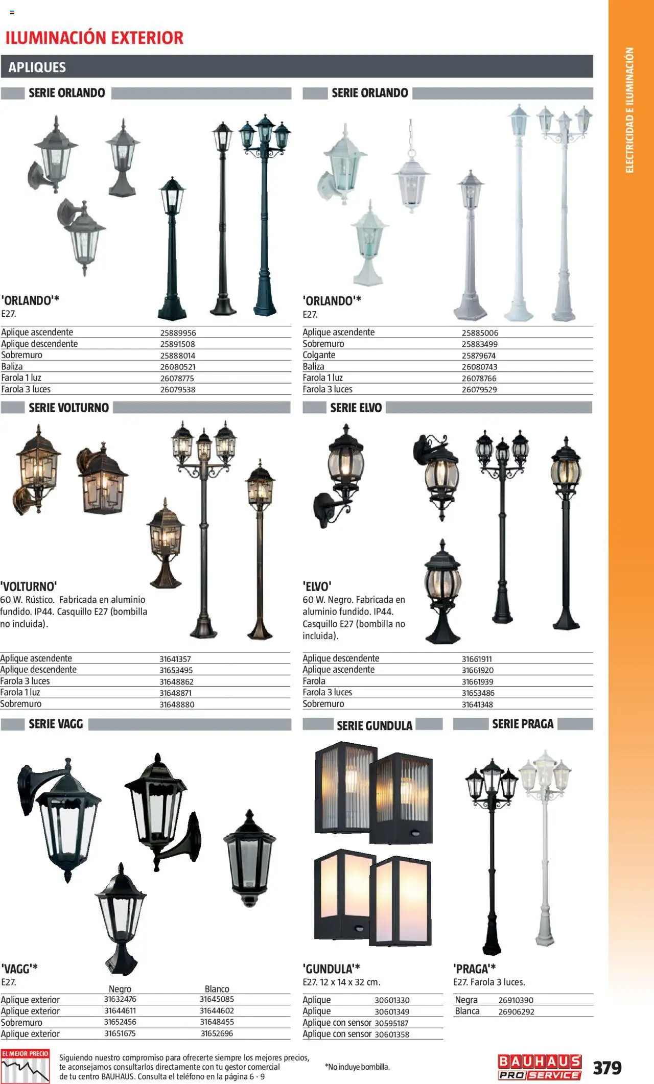 Bauhaus - ProService  │ válido desde el 24.02.2025 | Página: 379 | Productos: Té, Teléfono, Bombilla