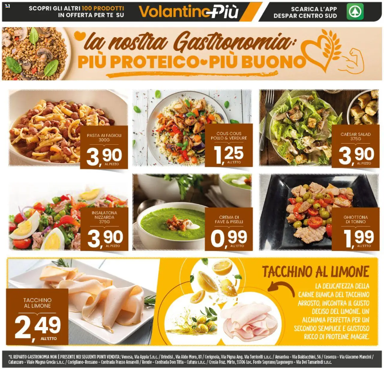 Volantino Interspar del 18.08.2025 | Pagina: 11 | Prodotti: Pollo, Tacchino, Limone, Tonno