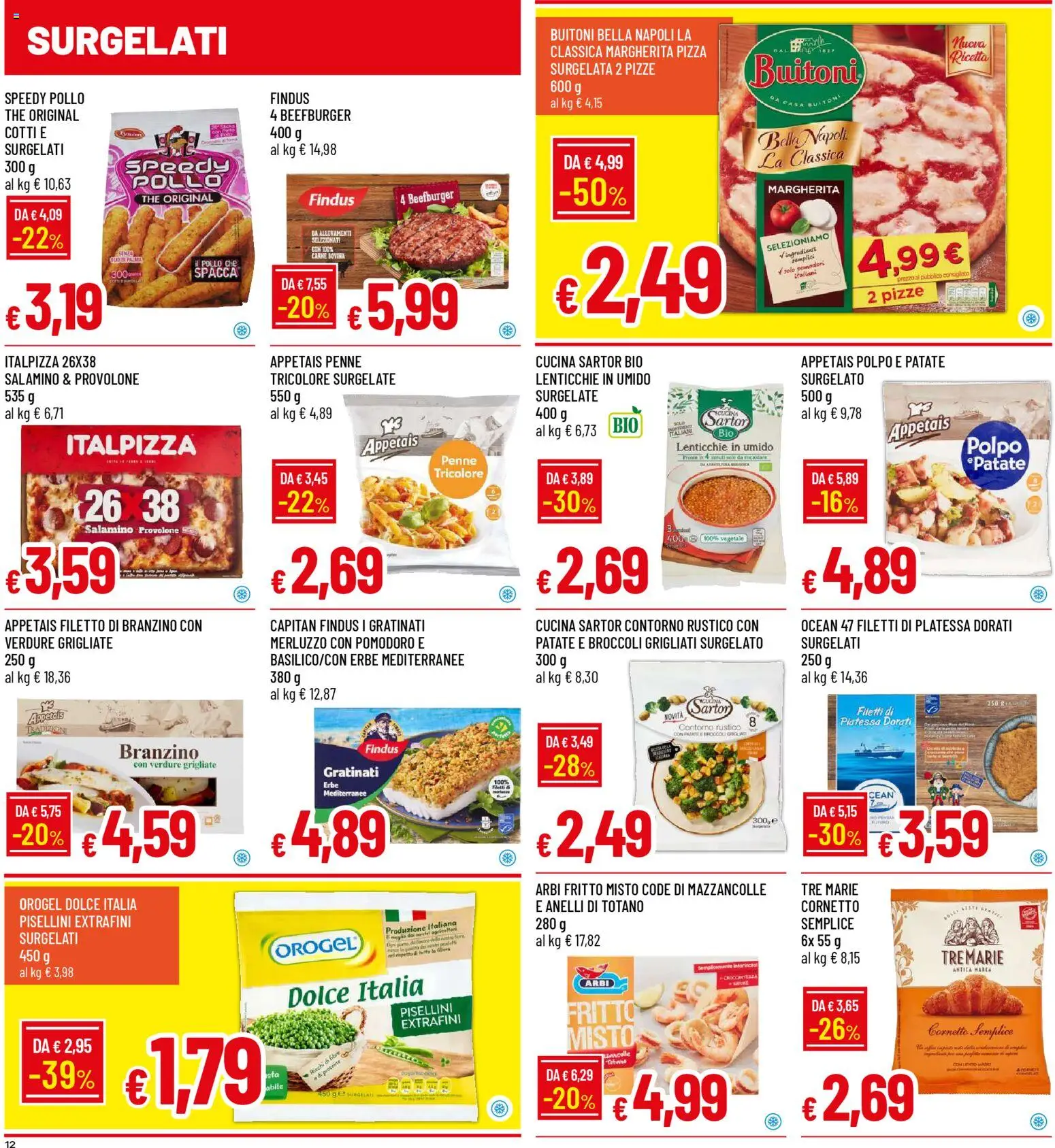 Volantino Galassia del 02.01.2026 | Pagina: 12 | Prodotti: Pizza, Patate, Lenticchie, The