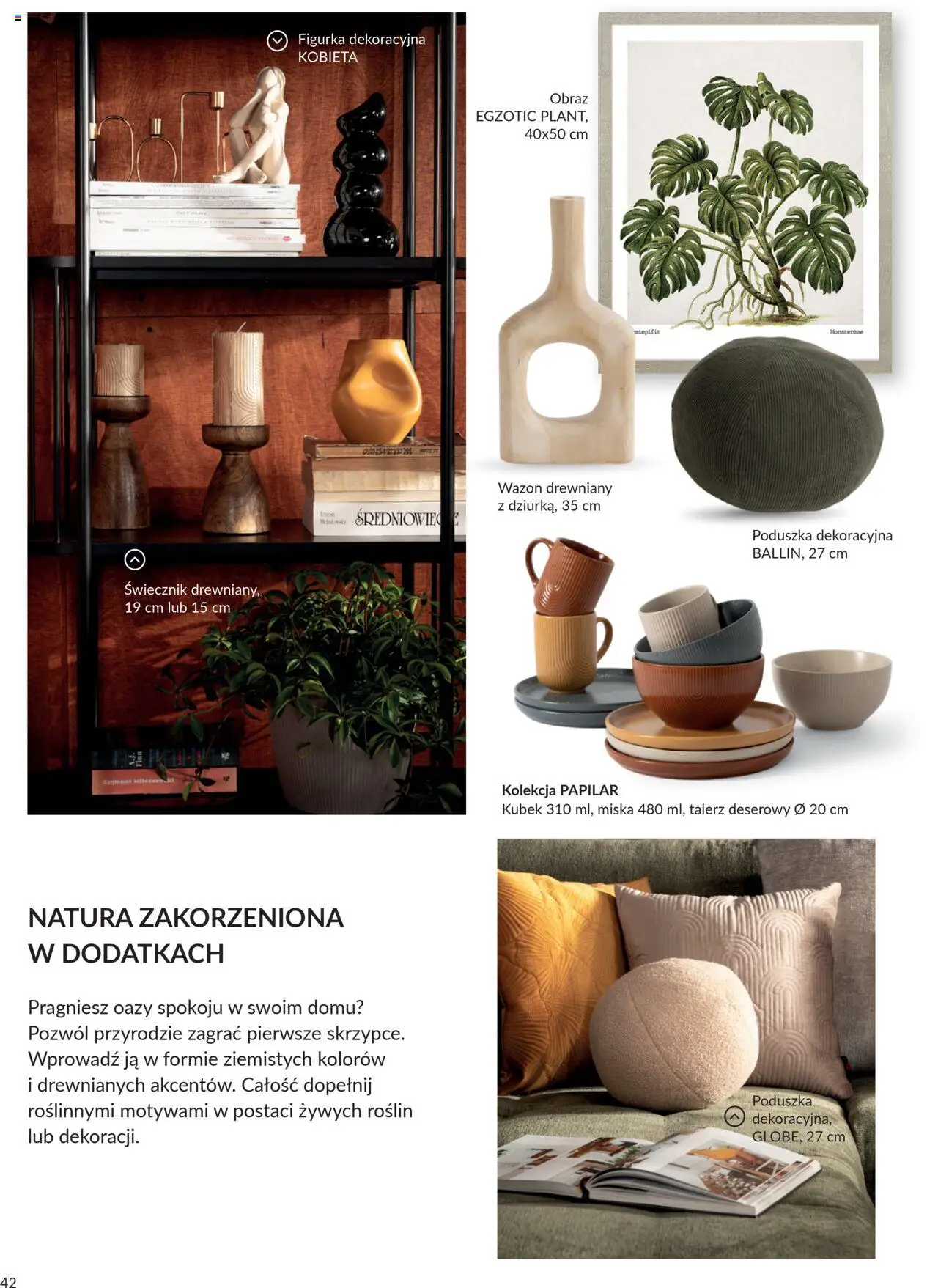 Salony Agata Gazetka - Trendbook od 21.03.2025 | Strona: 42 | Produkty: Poduszka, Wazon