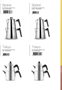 04.09.2025 tarihinden itibaren geçerli olan Karaca kataloğu önizlemesi | Sayfa: 86 | Ürünler: Çaydanlık