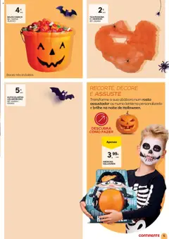 Pré-visualização ABÓBORA HALLOWEEN, Abóbora de Halloween. válido de 07.10.2025 | Página: 5 | Produtos: Balde, Lanterna, Abóbora, Doces